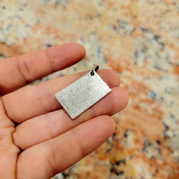 New Silver Postcard ' I Love You ' Charm - Picture 5 of 5